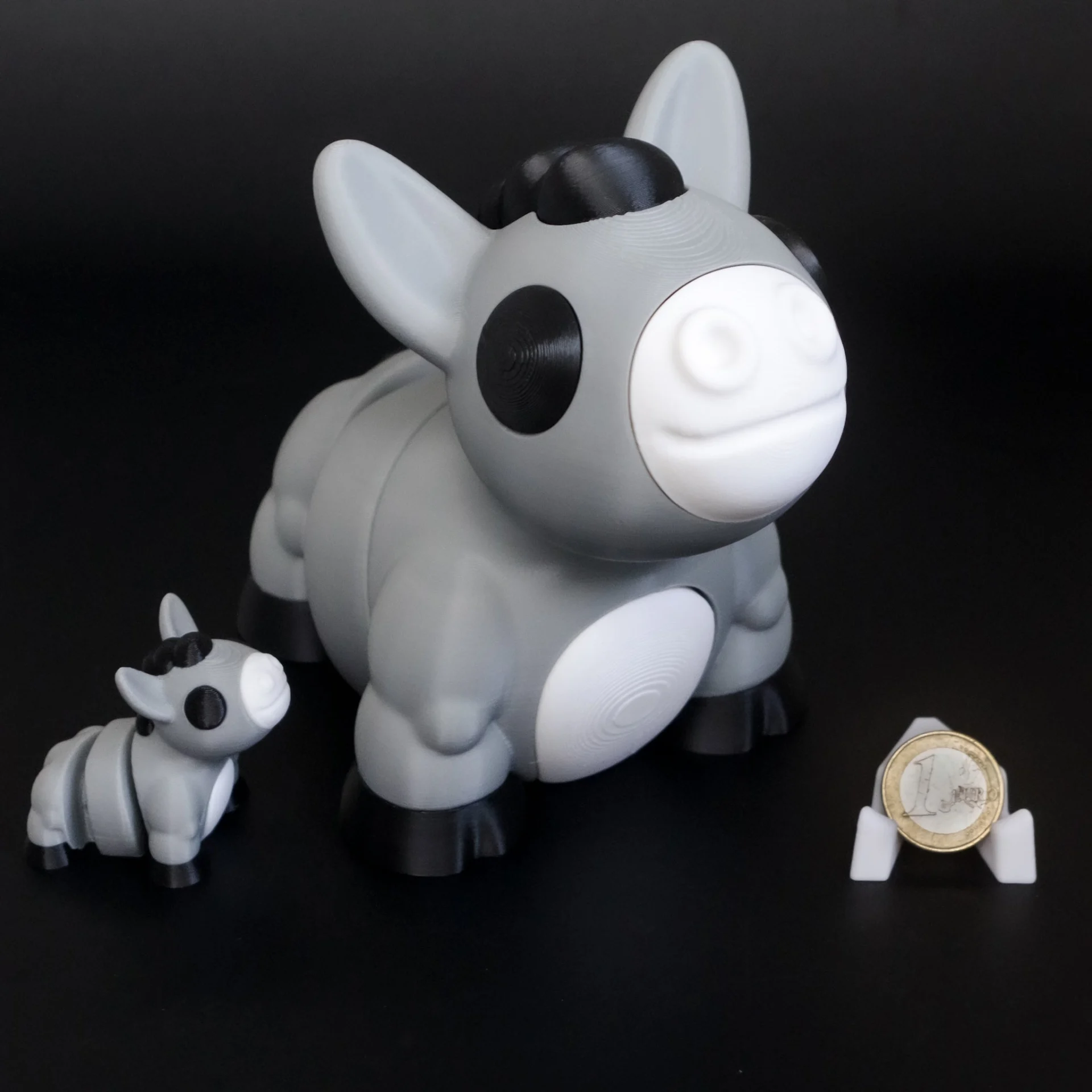 Cute Jiggly Donkey (with Optional Foal)