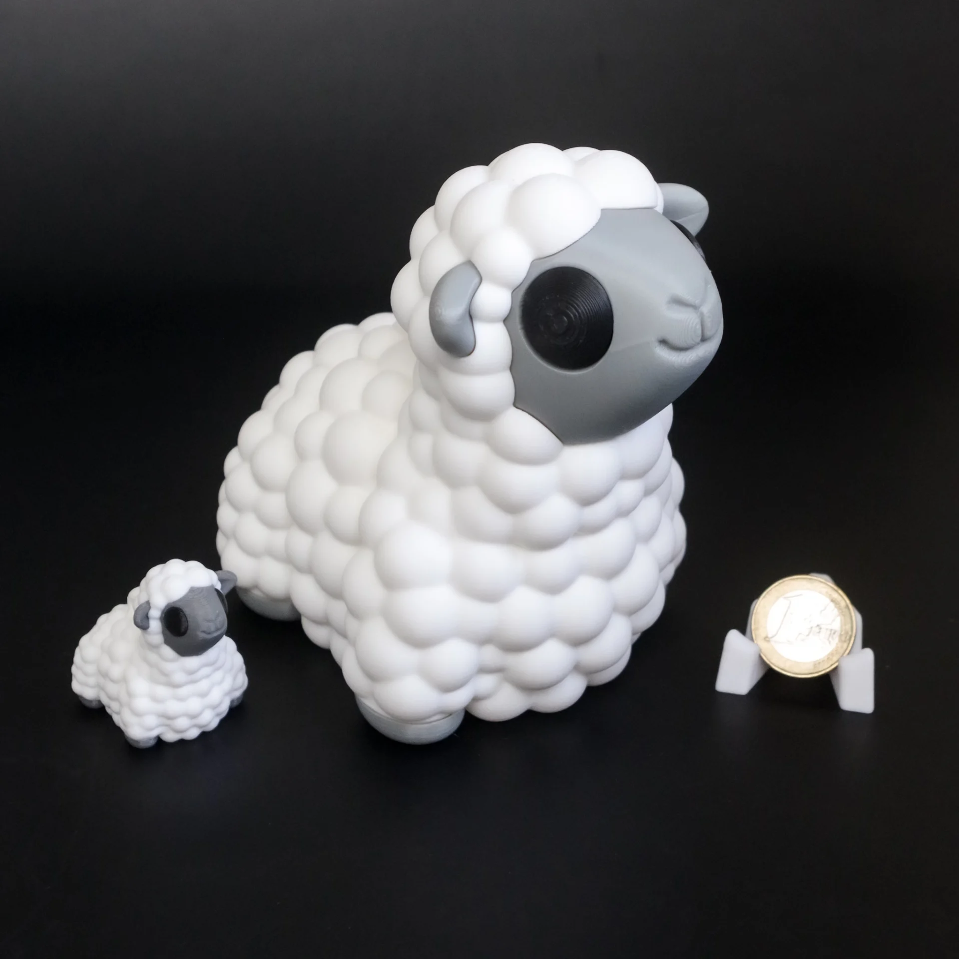 Cute Jiggly Sheep (with Optional Lamb)